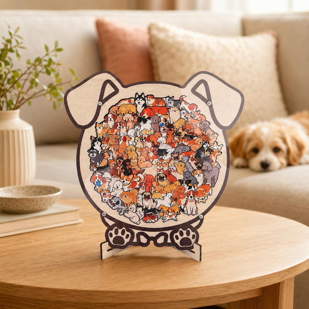 Puppy Love Puzzle Portrait™