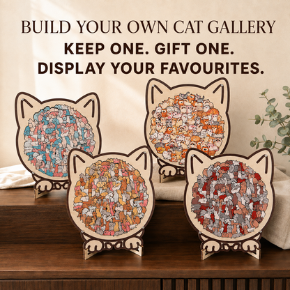 Cat Lovers Puzzle Portraits™