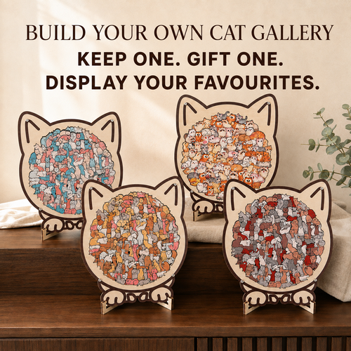 Cat Lovers Puzzle Portraits™
