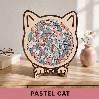 Cat Lovers Puzzle Portraits™