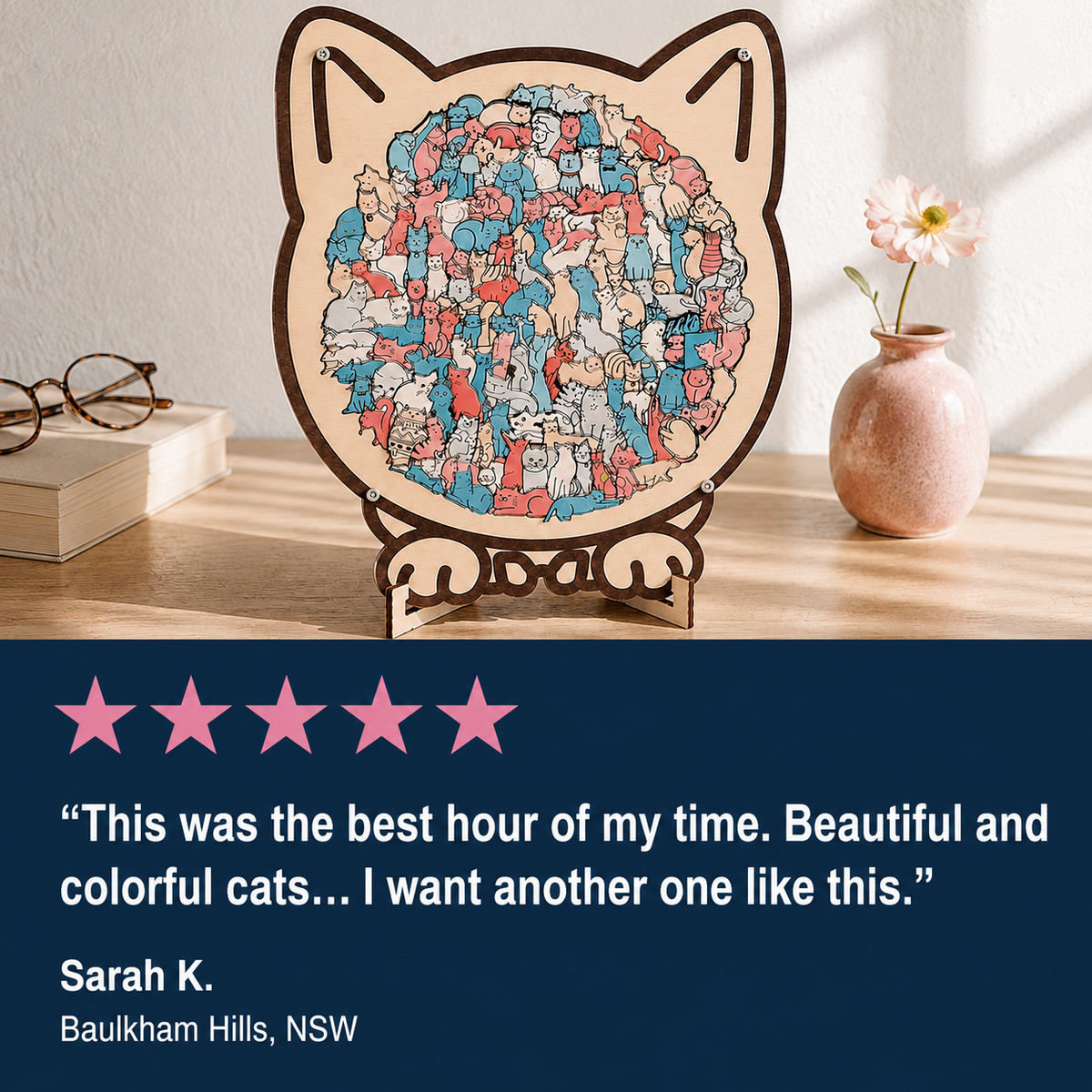 Cat Lovers Puzzle Portraits™