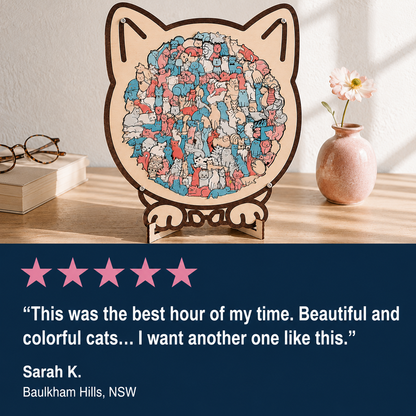 Cat Lovers Puzzle Portraits™