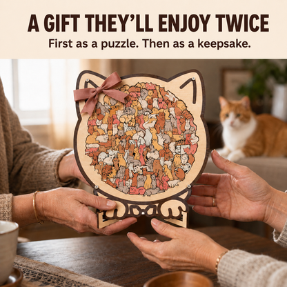 Cat Lovers Puzzle Portraits™