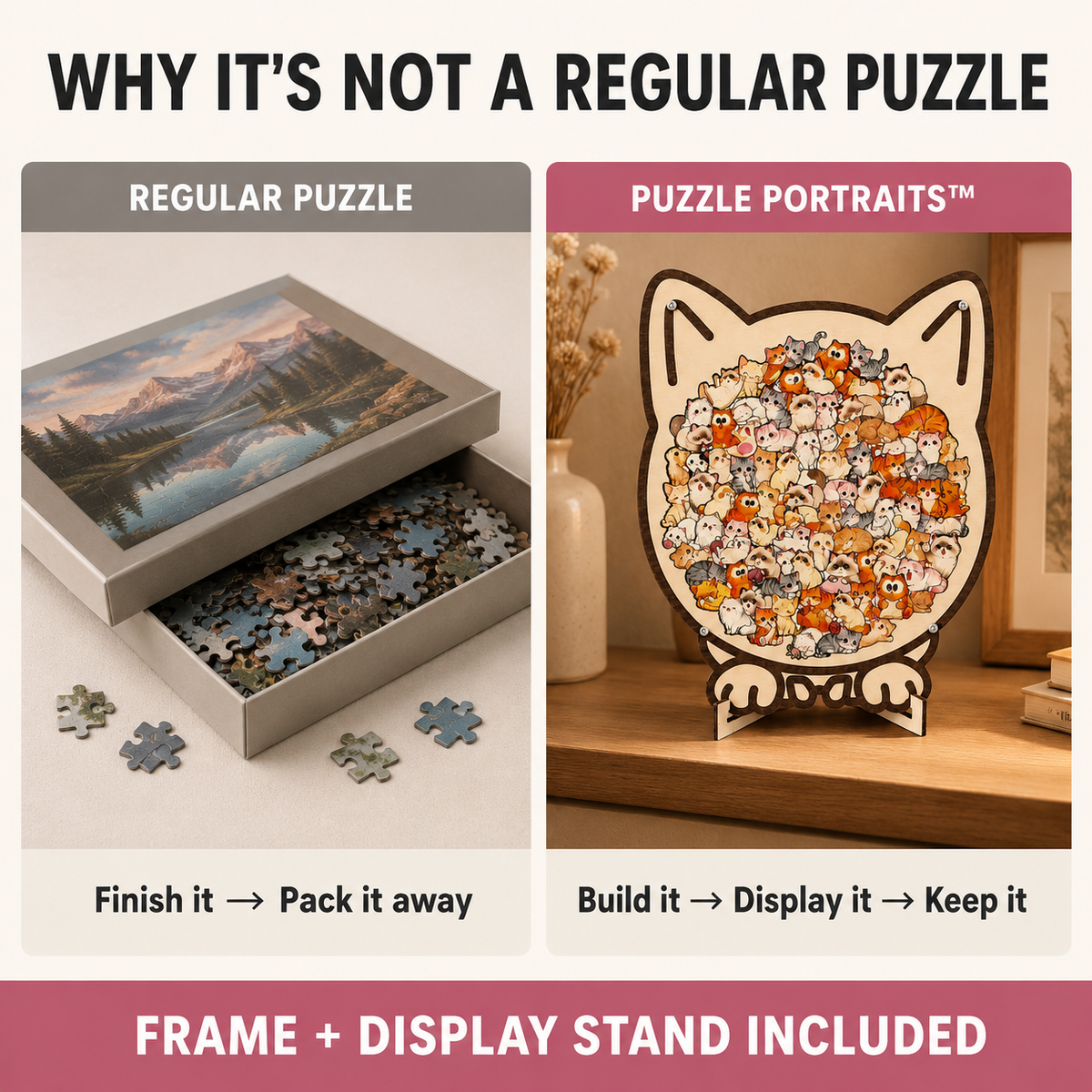 Cat Lovers Puzzle Portraits™