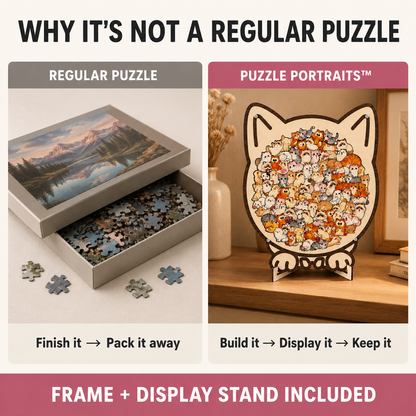 Cat Lovers Puzzle Portraits™